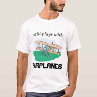stillbildlekar med flygplan t-shirt