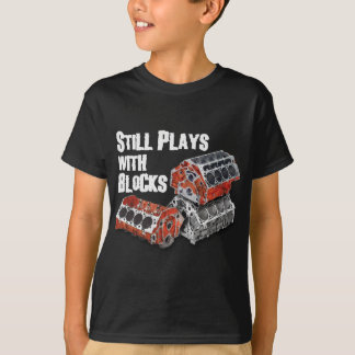 Stillbildlekar med kvarter tee shirt