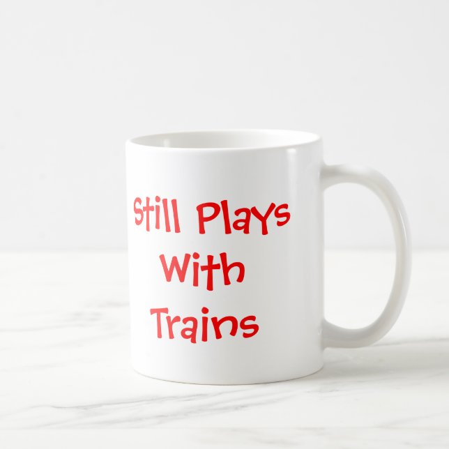 Stillbildlekar med tåg kaffemugg (Höger)