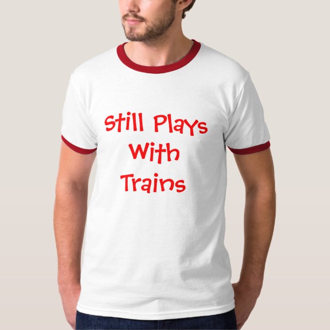 Stillbildlekar med tåg tee shirt (Framsida)