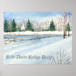 Stille Nacht Heilige Nacht tryck