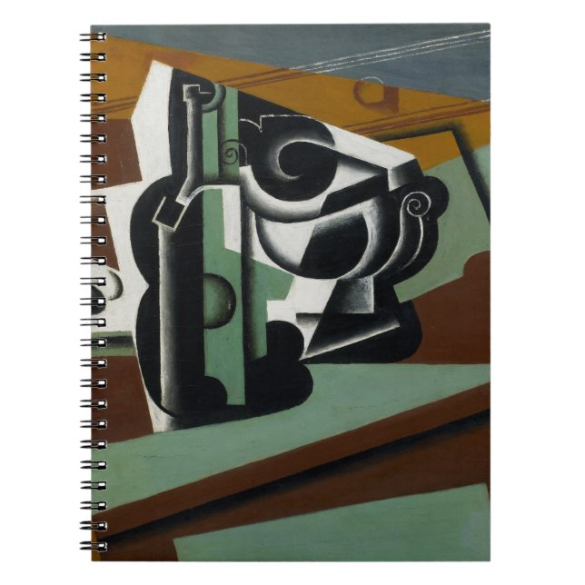 Stilleben 1917 (olja på panel) anteckningsbok med spiral (Framsidan)