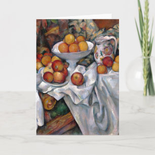 Stilleben Apelsiner - Paul Cezanne Målning Konst Kort