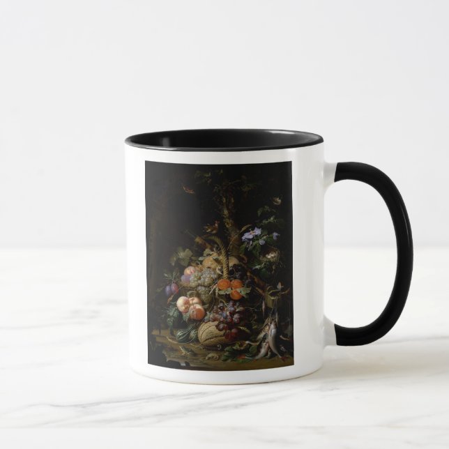 Stilleben av frukt mugg (Höger)