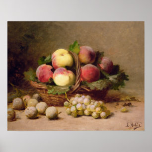 Stilleben av frukt poster
