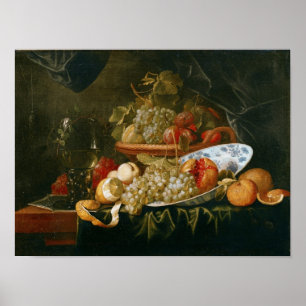 Stilleben av frukt poster