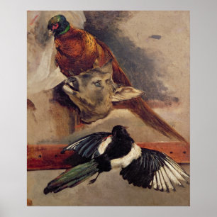 Stilleben av leken, c.1812-16 poster