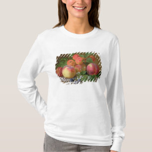 Stilleben av persikor tee