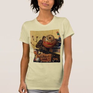 Stilleben av pojkeleksaker t-shirt