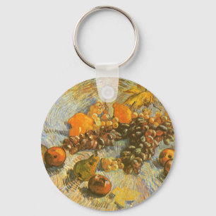 Stilleben av Vincent van Gogh, Vintage Fine Art Nyckelring