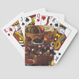 Stilleben av Vincenzo Campi Casinokort