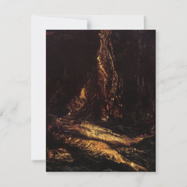 Stilleben Bloaters av Vincent van Gogh Inbjudan (Framsida)