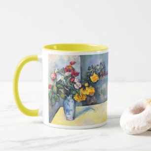 Stilleben Blommor i en vas av Paul Cezanne Mugg
