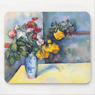 Stilleben Blommor i en vas av Paul Cezanne Musmatta