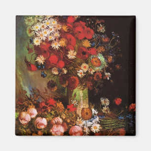 Stilleben Blommor i en vas av Vincent van Gogh Magnet