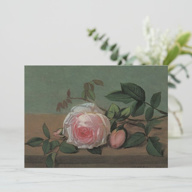 Stilleben Blommor på en avsats av Otto Ottesen (Stående Fram)