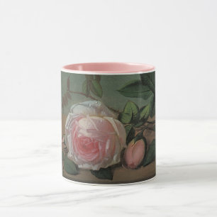 Stilleben Blommor på en avsats av Otto Ottesen Mugg