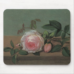Stilleben Blommor på en avsats av Otto Ottesen Musmatta
