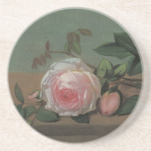 Stilleben Blommor på en avsats av Otto Ottesen Underlägg