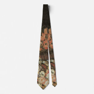Stilleben Blommor, Vintage Blommor Barock Slips