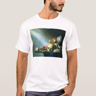 Stilleben: En allegori av fåfänga av människa L Tee Shirt