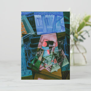 Stilleben framför ett öppet fönster av Juan Gris Inbjudningar