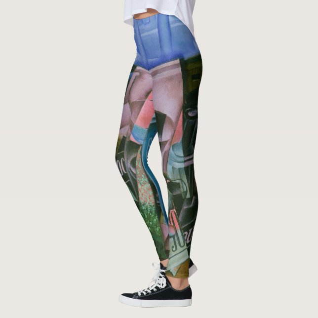 Stilleben framför ett öppet fönster av Juan Gris Leggings (Vänster)