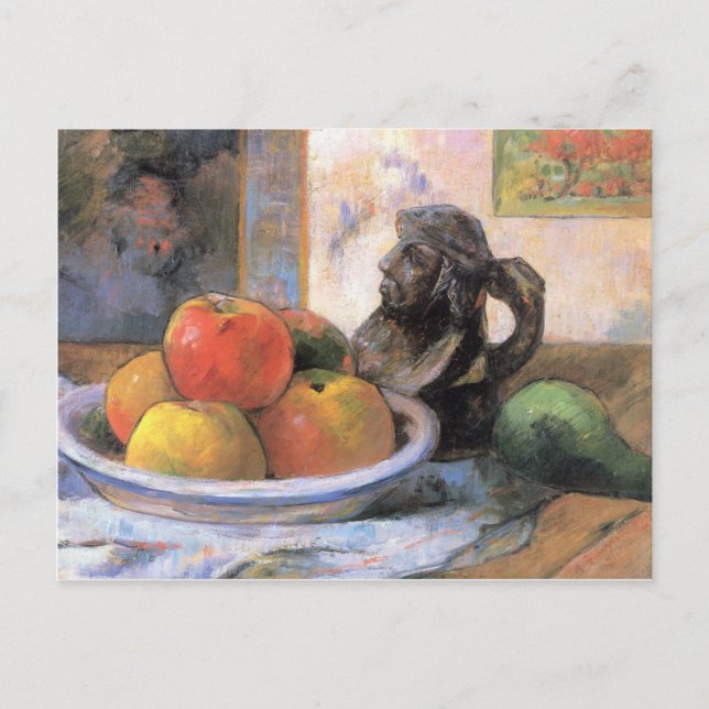 Stilleben frukt - Paul Gauguin Vykort (Framsida)