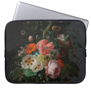 Stilleben i gammal holländsk stil av Rachel Ruysch Laptop Fodral