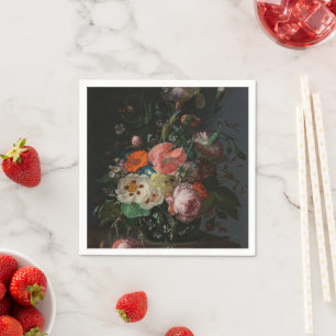 Stilleben i gammal holländsk stil av Rachel Ruysch Pappersservett