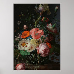 Stilleben i gammal holländsk stil av Rachel Ruysch Poster