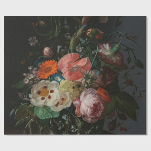 Stilleben i gammal holländsk stil av Rachel Ruysch Presentpapper