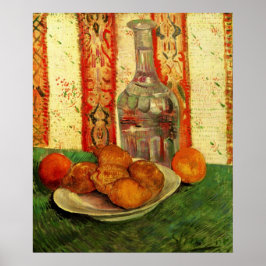 Stilleben Karaff och citroner av Vincent van Gogh Poster