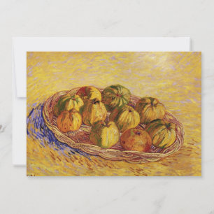 Stilleben, Korg med äpplen av Vincent van Gogh