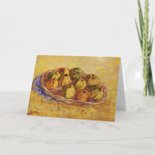 Stilleben, korg med äpplen av Vincent van Gogh Kort