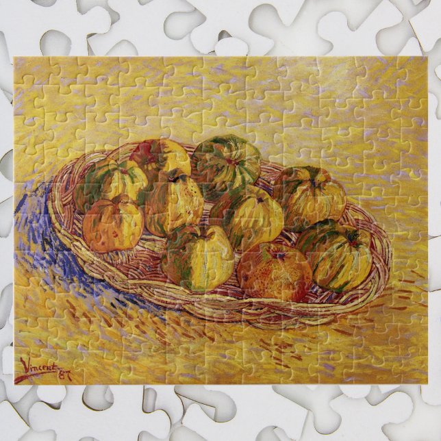 Stilleben, korg med äpplen av Vincent van Gogh Pussel (Skapare uppladdad)
