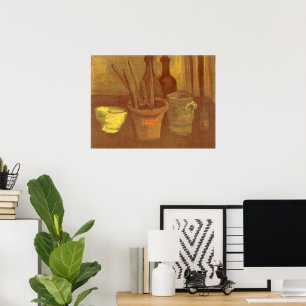 Stilleben Målarpenslar i en kruka Vincent van Gogh Poster