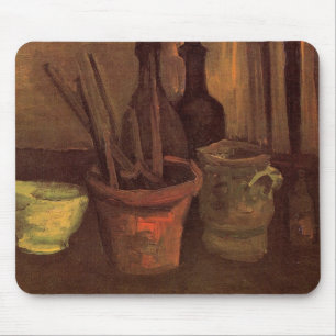 Stilleben Målarpenslar i kruka av Vincent van Gogh Musmatta