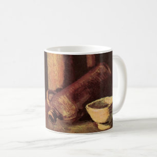 Stilleben med 4 flaskor av Vincent van Gogh Kaffemugg