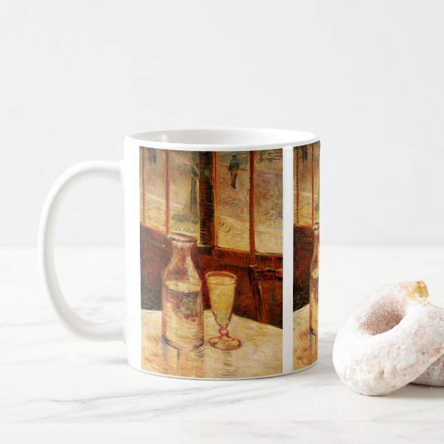 Stilleben med Absint av Vincent van Gogh Kaffemugg (Med munk)