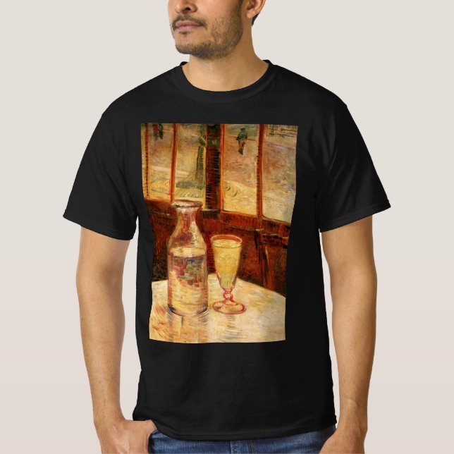 Stilleben med Absint av Vincent van Gogh T Shirt (Framsida)