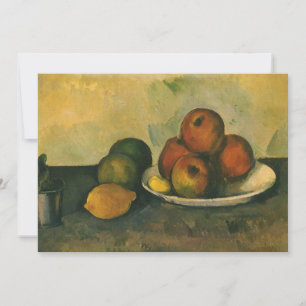 Stilleben med äpplen av Paul Cezanne