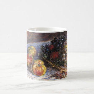 Stilleben med äpplen och vindruvor av Claude Monet Kaffemugg