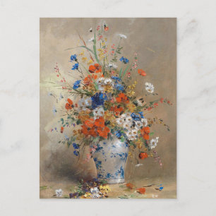 Stilleben med blommor   Eugene Petit Vykort