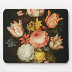Stilleben med blommor musmatta