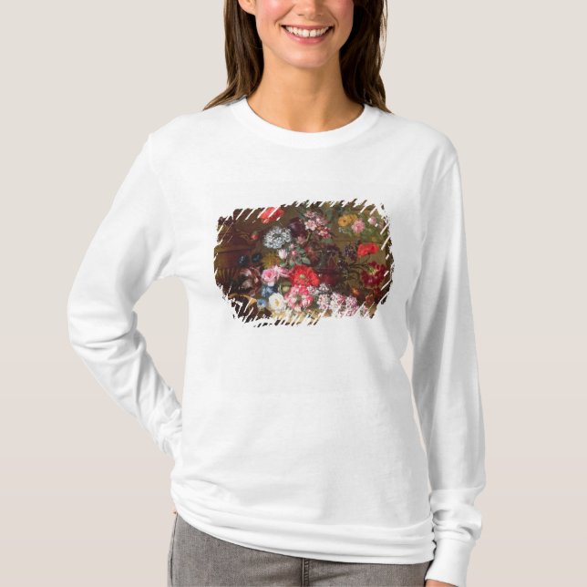 Stilleben med blommor t shirt (Framsida)
