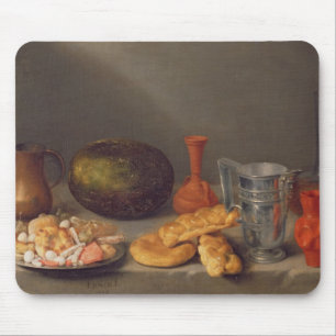 Stilleben med bröd, 1648 musmatta