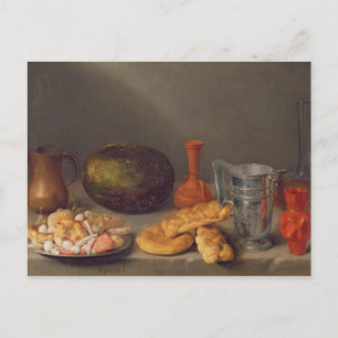 Stilleben med bröd, 1648 vykort