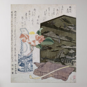 Stilleben med en Camelia, c.1820 Poster
