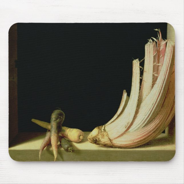 Stilleben med en Cardoon Musmatta (Framsidan)